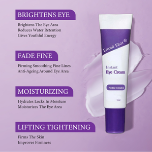 Crema Contorno de Ojos Antiarrugas Instantánea OEM/ODM, Ácido Hialurónico, Vitamina C, Orgánica, Vegana, Herbal, Elimina Bolsas en los Ojos, Ojeras, Reafirmante - Product Image 5