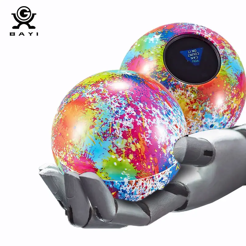 Tie-Dye Prophecy Ball Toy Fortune Teller Custom Magic Eight Ball Answers Ball Promotional Gift Prophecy Toys