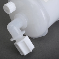 Filtro de Cápsula Hidrófilo de PVDF de Doble Capa Duradero, 0.2um, 1.5 Pulgadas, Conector Jaco de 1/4" para Soluciones Químicas