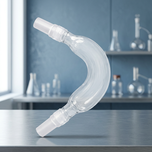 Courbes en verre en forme de L avec connexion anti-fuite à décompression pour chemin d'air d'olfactomètre - Product Image 3