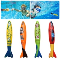 Heiß begehrte Tauchspielzeuge für den Pool: sinkende Schwimmspielzeuge, Tauchringe, Torpedos, Hai-Spielzeuge.