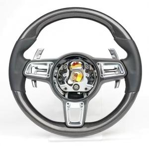 Volante de Cuero Personalizado para Porsche Panamera Cayenne Macan 718 918 Cayman 996 997 911 991 - Product Image 1