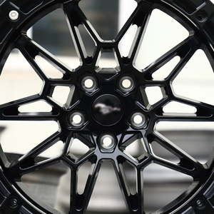 Rines Beadlock de 17 y 18 Pulgadas, 5x114.3, 5x120, de Aluminio Forjado, Completamente en Negro Brillante, Estilo Clásico para <span class=keywords><strong>BMW</strong></span> M3 E30 <span class=keywords><strong>E90</strong></span> Mustang GT - Product Image 3