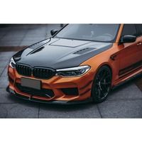 OEM/ODM - Diffuseur de pare-chocs avant universel en fibre de carbone sèche de haute qualité pour BMW M5 F90 2018-2019 - Noir brillant