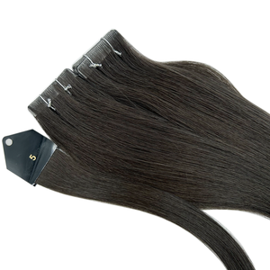 Extensions de cheveux humains à cuticule alignée Super Double Drawn 100% Virgin Remy Cabello Humano Rusas Extensions de cheveux à bande invisible - Product Image 3