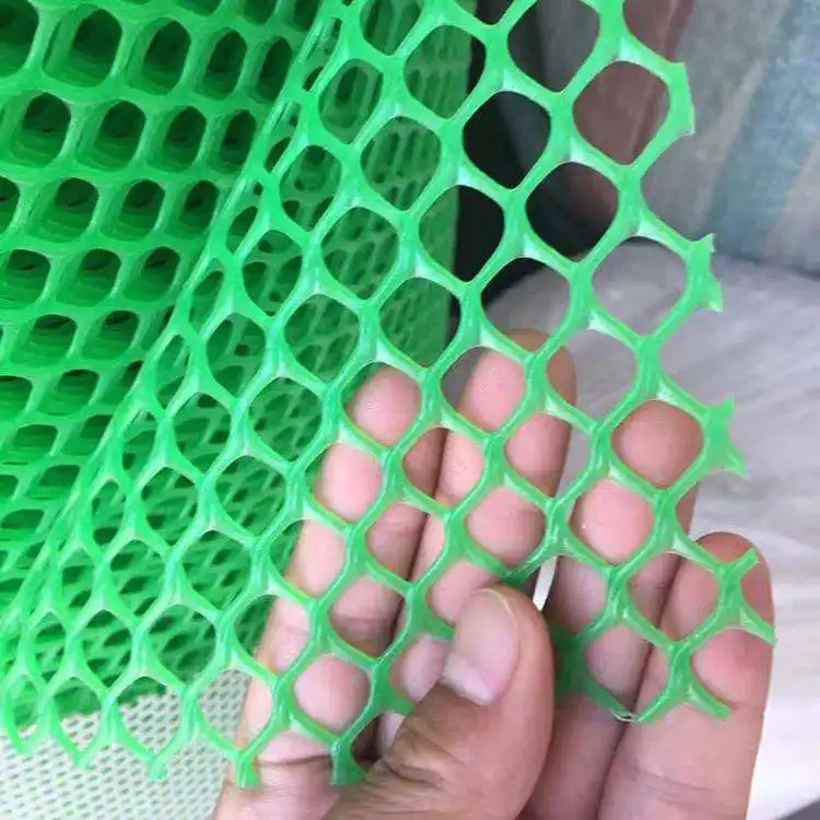 Malla de plástico cuadrada extruida de HDPE Anti-UV con diamantes