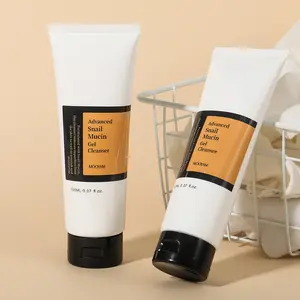 Limpador facial caracol de marca própria, limpador facial 150ml, nutritivo e suave para pele sensível