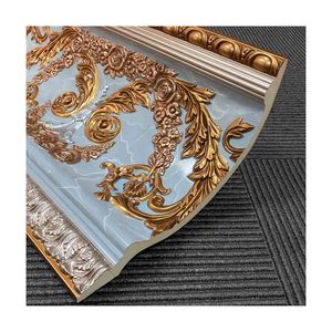 <span class=keywords><strong>PU</strong></span> màu <span class=keywords><strong>cornice</strong></span> cho trần hiện đại Thiết kế thanh lịch Trọng lượng nhẹ không thấm nước dễ dàng cài đặt trang trí - Product Image 2