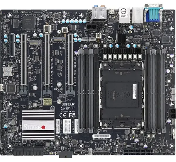 Refurbished X13SRA-TF DDR5-4800MT Workstation Motherboard Intel W790 Chipset Xeon W-2400/W-3400 Series Processors Overclocking