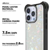 7.5M Protection contre les chutes acétate plaque étui de téléphone portable TPU PC Eboxy coque de téléphone Premium pour iPhone 16 15 14 13 Pro Max étui