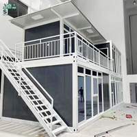 STC 2 Bedroom Mini Flat Pack Container House Prêt à vivre Maisons préfabriquées en conteneur