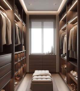 Dernière armoire en bois modulaire et moderne haut de gamme pour chambres à coucher, appartements, hôtels, salles à manger - Product Image 6