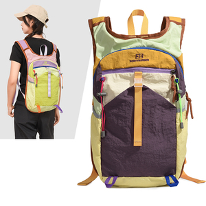 <span class=keywords><strong>Extérieur</strong></span> <span class=keywords><strong>Niche</strong></span> Conception Femmes Portable Nylon Sac À Dos Contraste Couleur Dames Voyage Haute Capacité Fitness Cyclisme Femme Sac À Dos - Product Image 1