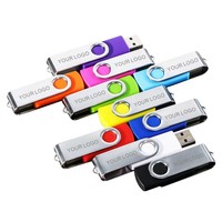 Regalo promocional personalizado Metal U Disk 32GB 64GB 128GB Pendrive USB3.0 Flash Drive