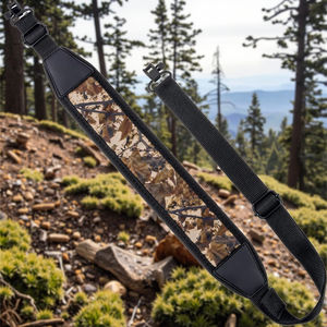 Torbalar kuburluklar için açık havada rahat neopren yastıklı naylon omuz askısı uzunluğu ayarlanabilir fırdöndüler ile 2-Point Sling - Product Image 6