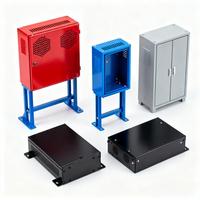Armoire de serveur industrielle sur mesure en acier inoxydable découpée au laser, boîtier de précision pour ordinateur, châssis électrique, fabrication de tôlerie