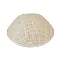 Yihaoyi Kippa de haute qualité avec logo personnalisé, en coton sergé, couleur unie, chapeau juif Yamaka, chapeau de prière quotidien pour hommes musulmans