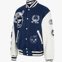 Blouson bomber homme OEM/ODM, style moderne, vintage, personnalisé, blouson de baseball pour homme, blouson bomber en cuir pour homme.