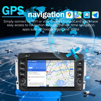 Radio para Auto con Pantalla de 7 Pulgadas para BMW E46 (1998-2006), con CarPlay Inalámbrico Multimedia y Navegación GPS Android Auto, Unidad Principal con WiFi y DSP