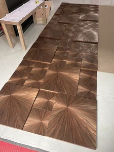 Color marrón arte paja <span class=keywords><strong>marquetería</strong></span> Panel de pared incrustaciones muebles Panel divisor de habitación - Product Image 2