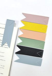 Marque-page en cuir PU en forme <span class=keywords><strong>de</strong></span> V pointue, <span class=keywords><strong>fait</strong></span> main, adorable, pour la lecture et le souvenir – Vente chaude transfrontalière - Product Image 3