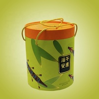 Repérez l'emballage rond fait main de papier de boîte-cadeau de cylindre de la meilleure qualité de luxe UV quantité minimale de commande bas