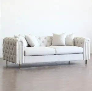 Modern mobilya 2 kişilik döşemeli kumaş kanepe oturma odası mobilya