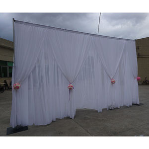 Adjustable portable <b>backdrop</b> support <b>stand</b> pipe and drape for wedding - Product Image 4