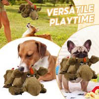 PETFULED Style classique Dragon cracheur de feu peluche battement de coeur interactif Sports et sommeil câlin pour chiens chats cadeau de noël