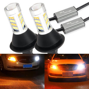 Clignotant de voiture universel à LED bicolore 12V 42SMD 2835 avec décodage Canbus, double mode, feux de jour, état neuf - Product Image 1