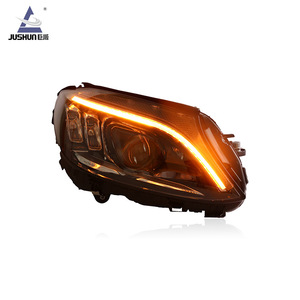 Mercedes-Benz C-Class ชุดไฟหน้า LED W205พร้อมไฟวิ่งกลางวันและไฟเลี้ยวสำหรับรุ่น2015-2021 - Product Image 2