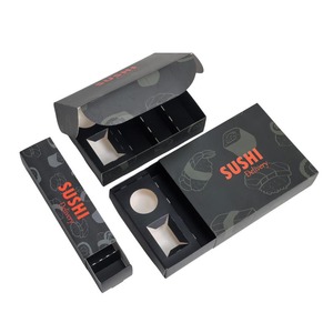 IMEE, venta al por mayor, Sushi fiambrera para llevar con divisor, comida rápida personalizada, desayuno, almuerzo, caja para llevar, gran oferta, caja de papel para Sushi - Product Image 2