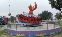 Voiture volante interstellaire, Voiture à bascule ondulante, Voiture rotative à bascule, Manège de fête foraine, Manège pour enfants, Thème de carnaval extérieur