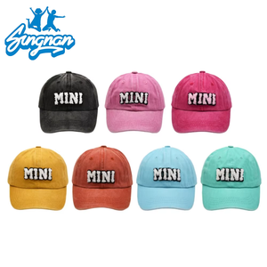 New Cotton 6-Panel Embroidered Letter MAMA MINI Parent-<strong>child</strong> <strong>Baseball</strong> <strong>Cap</strong> for Mother's Day and <strong>Children's</strong> Day - Product Image 1