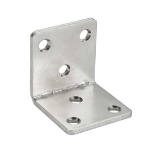 Soporte de Ángulo Recto en Forma de L para Estantes, Conector de Acero de 90 Grados, Herraje de Refuerzo para Muebles, Acero Laminado en Frío, Duradero - Product Image 5