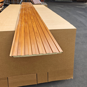 Matériaux de construction de maisons préfabriquées, panneau sandwich en polyuréthane PU pour l'isolation thermique des murs extérieurs, pour toit et chambre froide - Product Image 2