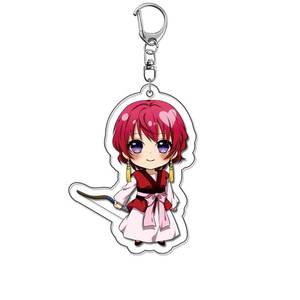 9 Stili di Portachiavi in Acrilico di Yona of the Dawn, Ciondolo Anime <span class=keywords><strong>Akatsuki</strong></span> No Yona, Portachiavi Bifacciale, Gioielli - Product Image 2