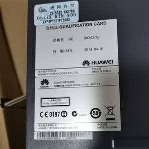 Equipo de Microondas Inalámbrico por Radio IP Microwave RTN 905 1E 2E SLDMSITE05, Host IDU OptiX RTN905 - Product Image 4