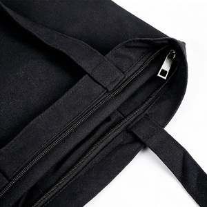 Borsa Tote in Cotone Ecologica Riutilizzabile con Logo Personalizzato Stampato, Borsa per la Spesa in Tela Organica - Product Image 3