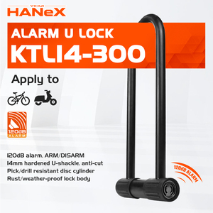 Candado Inteligente <span class=keywords><strong>para</strong></span> Bicicleta con Alarma, Sirena de 120dB, Acero Aleado Endurecido, Antirrobo, <span class=keywords><strong>para</strong></span> Bicicleta, Motocicleta, Bicicleta Eléctrica, Tienda Minorista, Puerta Principal - Product Image 3
