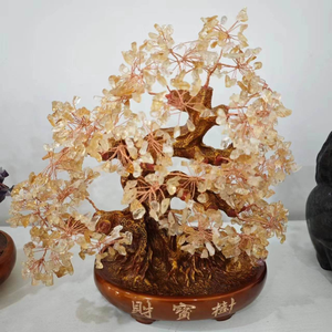 Nuevo Árbol de la Abundancia de Cristal Natural Hecho a Mano, Árbol <span class=keywords><strong>del</strong></span> <span class=keywords><strong>Dinero</strong></span> con Piedras Preciosas, Bonsái Feng Shui para la Riqueza, Decoración <span class=keywords><strong>del</strong></span> Hogar y Sanación Reiki - Product Image 2
