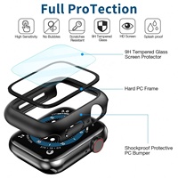 Protecteur d'écran en verre trempé AAA de haute qualité à bas prix pour Apple Watch S7 Compatible avant et arrière