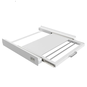 Kit de apilamiento y conexión para lavadora: Marco intermedio con placa extraíble, embalaje para envío por correo, universal - Product Image 1