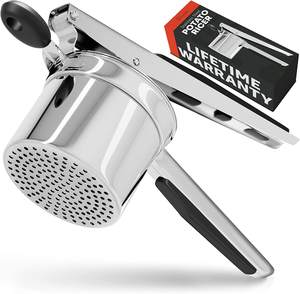 Triturador de patatas de acero inoxidable de servicio pesado mejorado con 3 discos intercambiables - Product Image 4