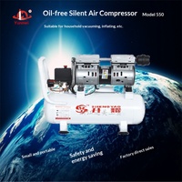 Compresseur d'air silencieux sans huile Shengyao SY550W-30L, moteur tout cuivre, garantie 5 ans - Portable pour la décoration intérieure et le travail du bois