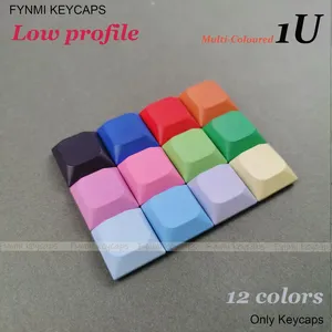 Teclas Fynmi de Perfil Bajo con Sublimación de Tinta Multicolor (12 Colores) 1U para Interruptores Keychron Gateron Kailh MX - Product Image 2