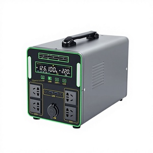 Station d'alimentation portable extérieure 220V, batterie lithium-ion 10kWh, protection contre les surcharges/souscharges, utilisation domestique en cas d'urgence - Product Image 1
