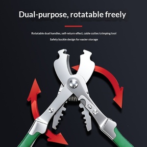 20 in 1 Multifunctional Outdoor Tool Pliers Wire <b>Stripping</b> Crimping Cutting Multiuse Hand Pliers - Product Image 2