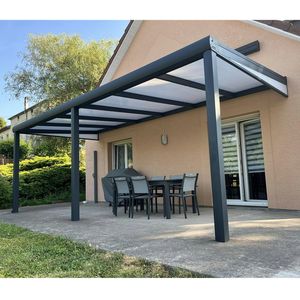 Toldo holandés <span class=keywords><strong>para</strong></span> exteriores, toldo <span class=keywords><strong>para</strong></span> jardín, patio <span class=keywords><strong>de</strong></span> aluminio, terraza, toldo <span class=keywords><strong>para</strong></span> techo <span class=keywords><strong>para</strong></span> Terrassenberdachung - Product Image 1