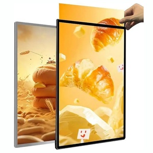 Customized A4 Advertising Lc Sign Led <b>Panel</b> <b>Light</b> Box for Portable Led Sign Indoor <b>Light</b> Box in Restaurant Advertising - Product Image 1